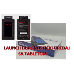 LAUNCH autodijagnostika sa otvorenim funkicjama i tabletom LENOVO M10